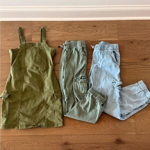 Girls L 10/12 Target Art Class Bundle Romper + Knit Joggers